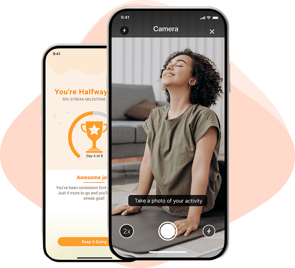 DaySnap app mockup